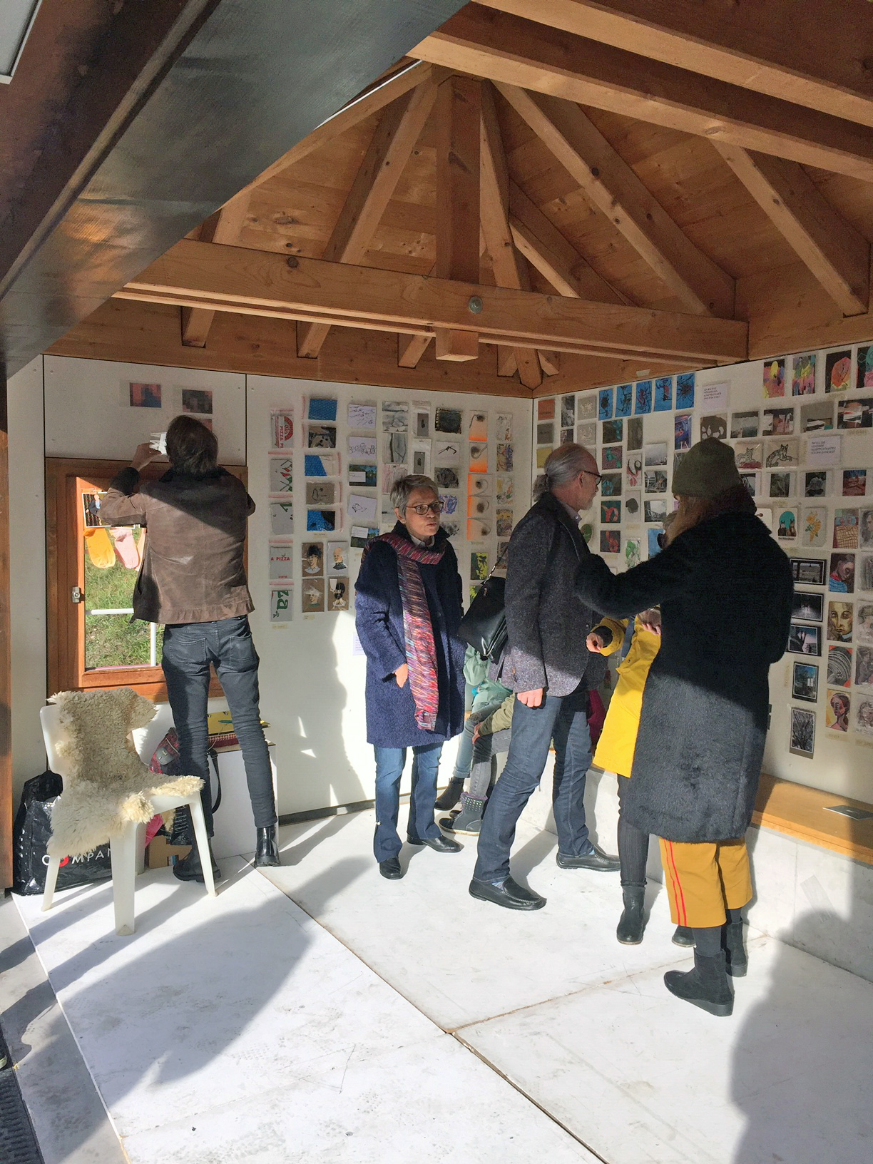 Künstler Postkarten Exhibition 2018
