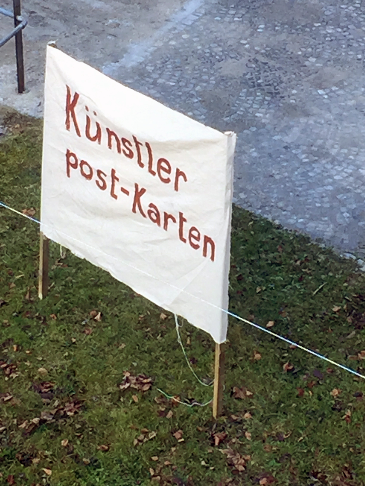 Künslerpostkarten 2020 Plakatwand