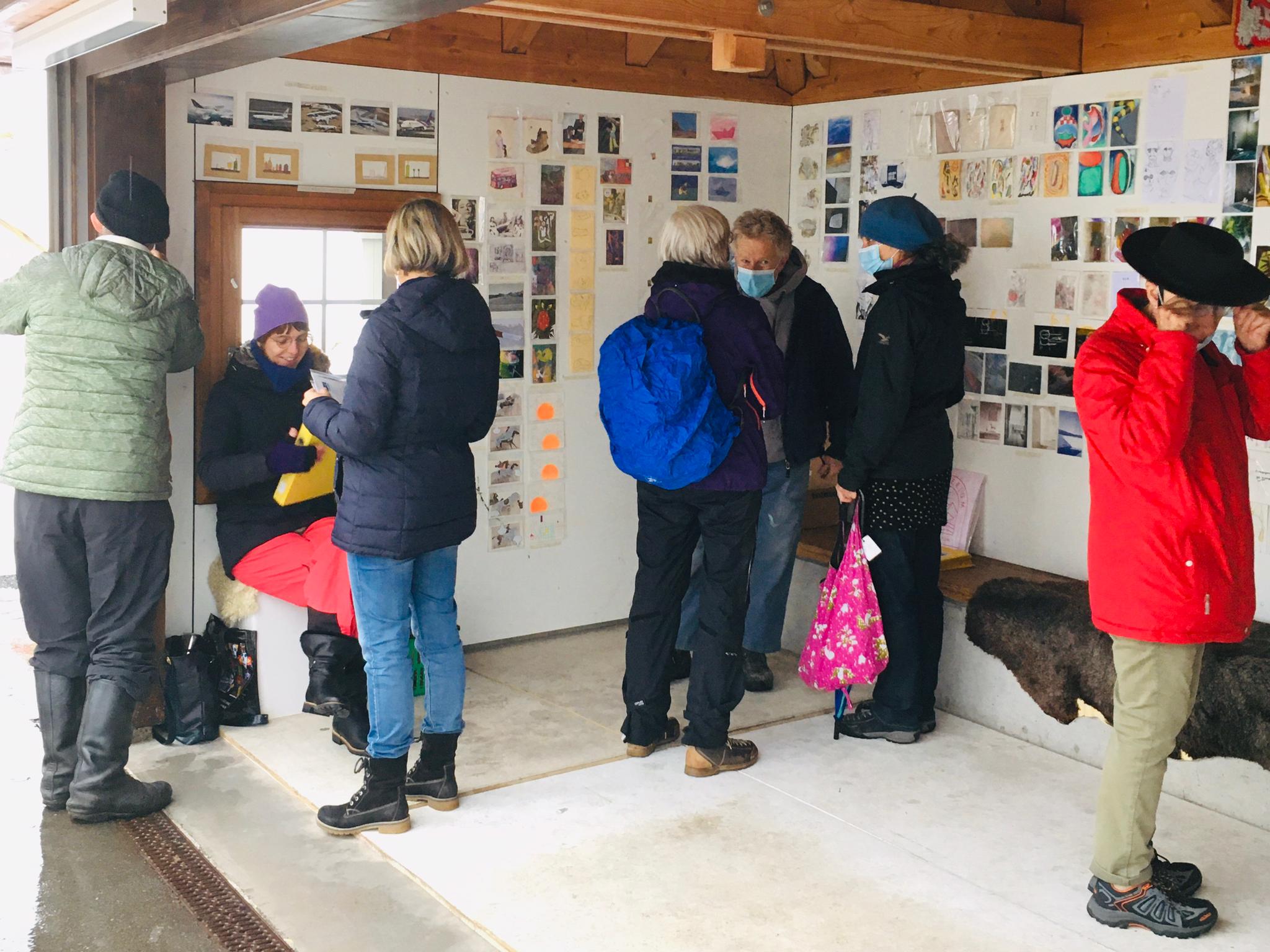 Künslerpostkarten 2021 exhibition in Gais picture 11
